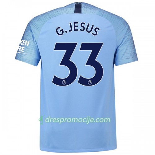 Manchester City Dres G.Jesus 33 Domaći 2018/19 Kratkih Rukava Manchester City Dres G.Jesus 33 Domaći 2018/19 Kratkih Rukava
